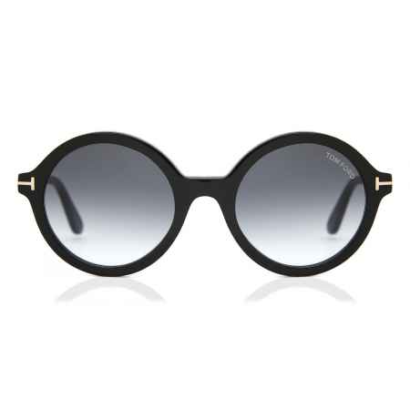 Tom Ford FT0602 NICOLETTE-02 001 Zwart Dames Zonnebril