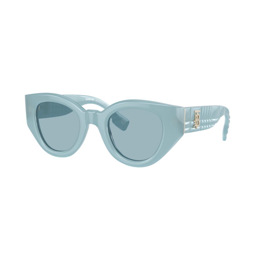Burberry Vrouwelijk Sunglass BE4390 Meadow - Framekleur: Azuurblauw, Lenskleur: Blauw Blauw