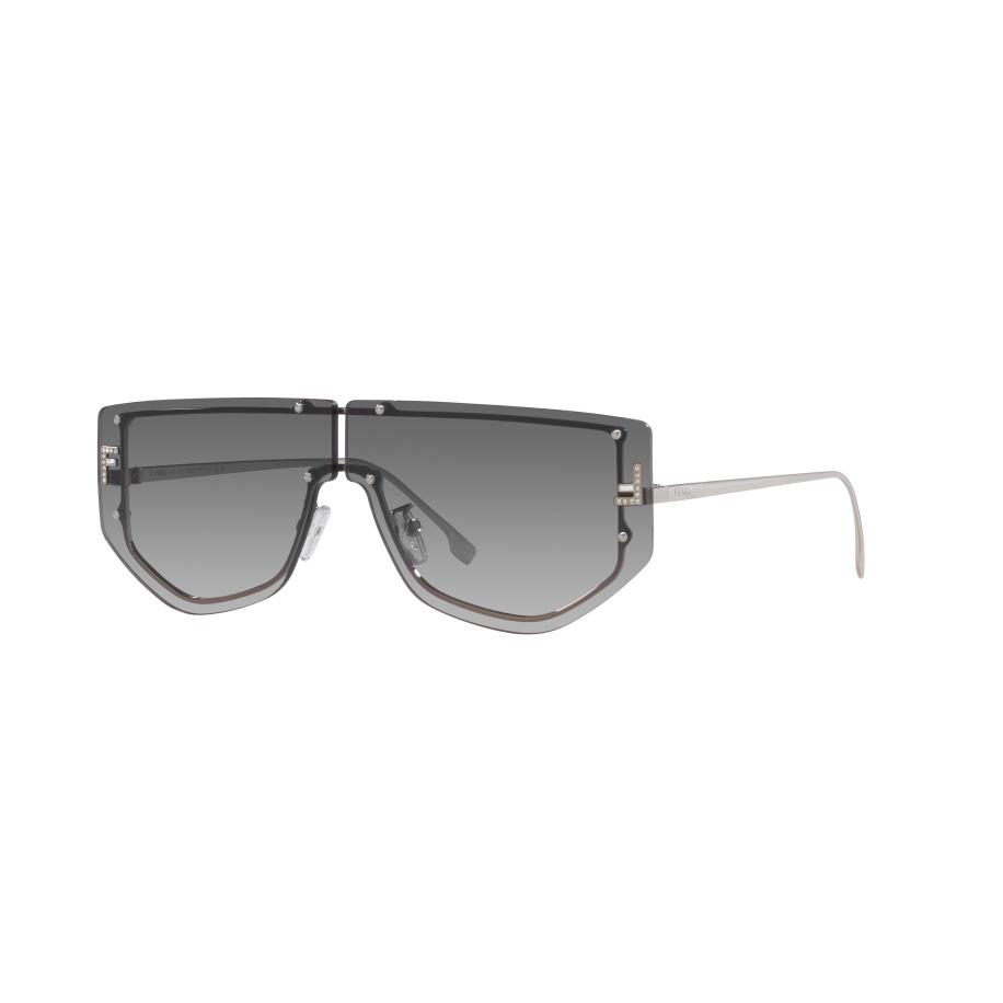 Fendi Vrouwelijk Sunglass FE40096U - Framekleur: Grijs, Lenskleur: Grijs Grijs