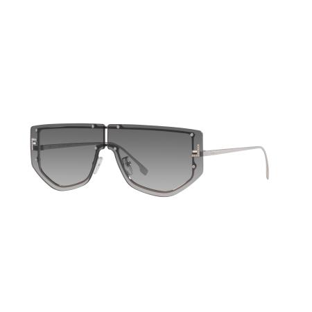 Fendi Vrouwelijk Sunglass FE40096U - Framekleur: Grijs, Lenskleur: Grijs