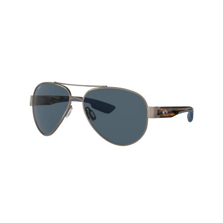 Costa Unisex Sunglass 6S4010 South Point - Framekleur: Gouden Parel, Lenskleur: Grijs