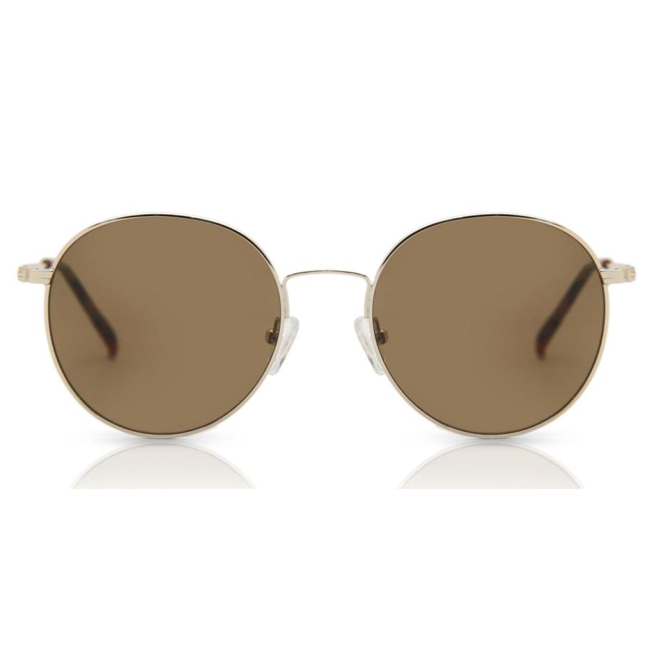 Dames Ovaal Volledige rand Metaal Goud Zonnebril - SmartBuy Collection