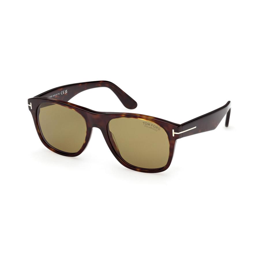 Tom Ford FT1284 MARLON-02 Polarized 52R Tortoiseshell Heren Zonnebril