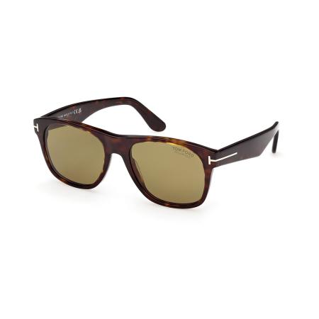 Tom Ford FT1284 MARLON-02 Polarized 52R Tortoiseshell Heren Zonnebril