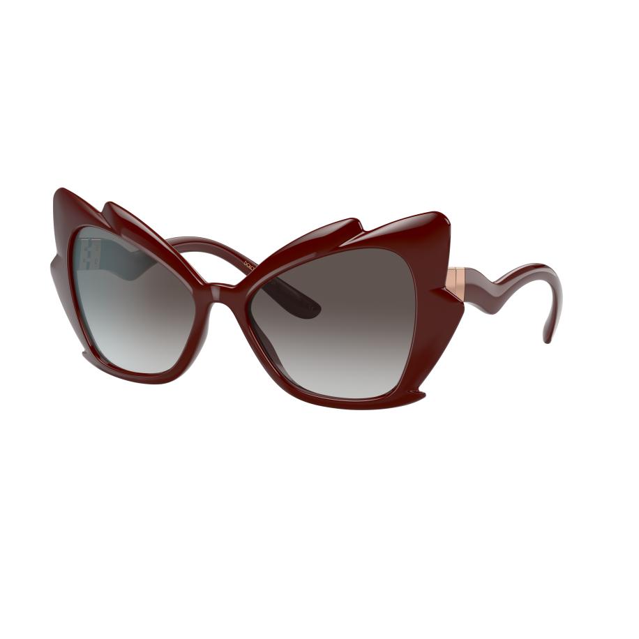 Dolce&Gabbana Vrouwelijk Sunglass DG6166 - Framekleur: Bordeaux, Lenskleur: Lichtgrijs gradiënt zwart Multicolor