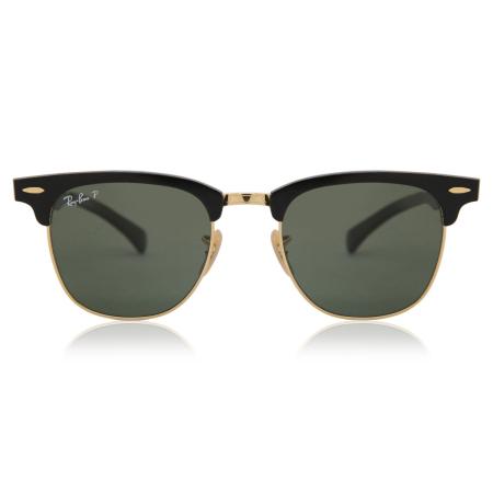 Ray-Ban RB3507 Clubmaster Aluminium Polarized 136/N5 Zwart Heren Zonnebril