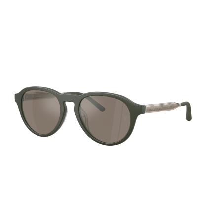 Oliver Peoples Unisex Sunglass OV5557SU R-8 - Framekleur: Semi-mat groene rook, Lenskleur: Sierra Flash spiegelend