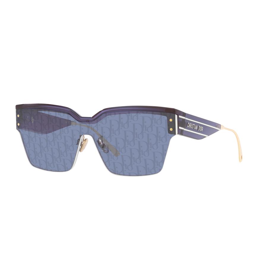 DIOR Vrouwelijk Sunglass DiorClub M4U - Framekleur: Glanzend blauw, Lenskleur: Blauw Blauw