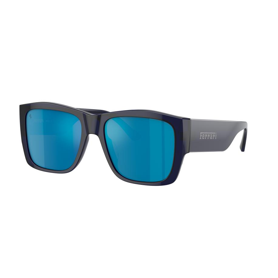 Ferrari Unisex Sunglass FH2003U - Framekleur: Blauw, Lenskleur: Blauw gespiegeld Roze