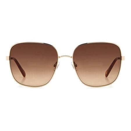 Fossil FOS 2133/G/S Aziatische pasvorm 06J/HA Tortoiseshell Dames Zonnebril