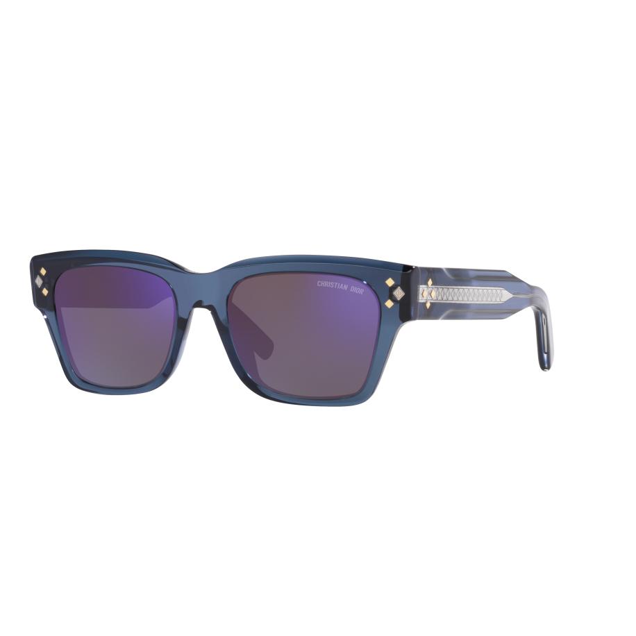 DIOR Mannelijk Sunglass CD Diamond S2 - Framekleur: Groen donker, Lenskleur: Blauw Blauw