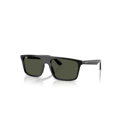 Ray-Ban Rb2222 zonnebril Zwart montuur Groen glazen 57-20