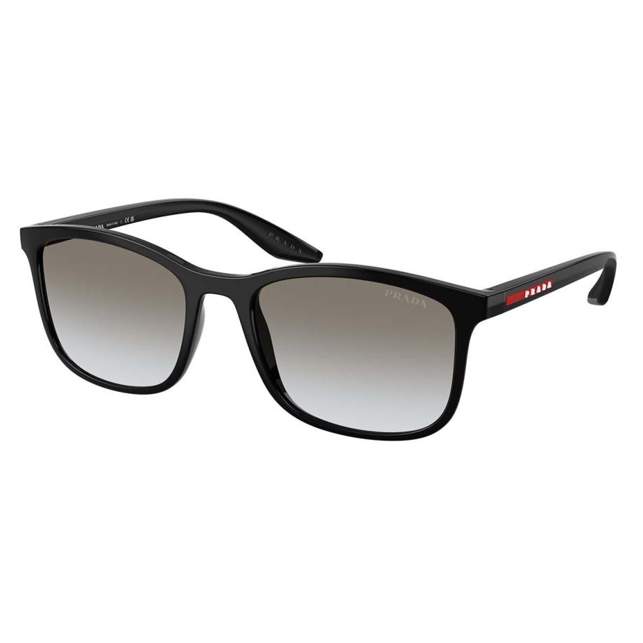 Prada Linea Rossa PS A08S 1AB0A7 Zwart Heren Zonnebril