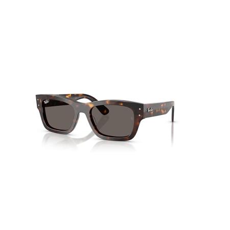 Ray-Ban Joseph zonnebril Havana montuur Grijs glazen 55-20
