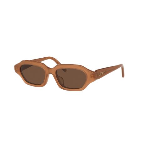 Loewe Vrouwelijk Sunglass Slim LW40157U - Framekleur: Bruin Zwart, Lenskleur: Bruin