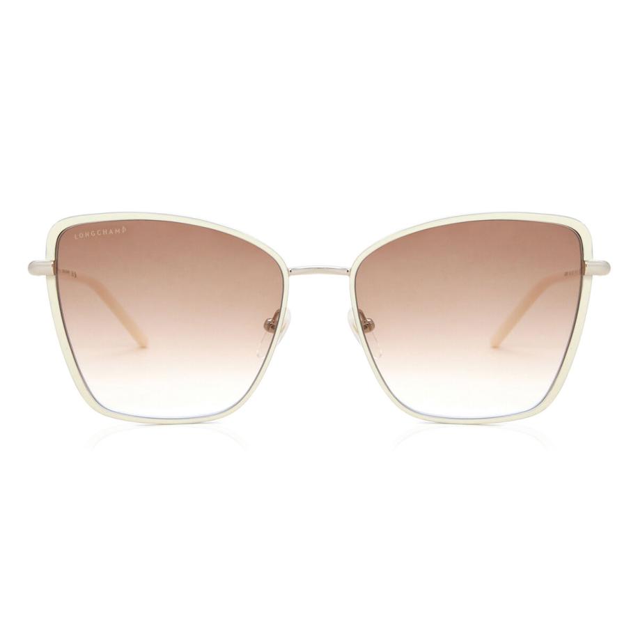 Longchamp LO167S N 108 Wit Dames Zonnebril
