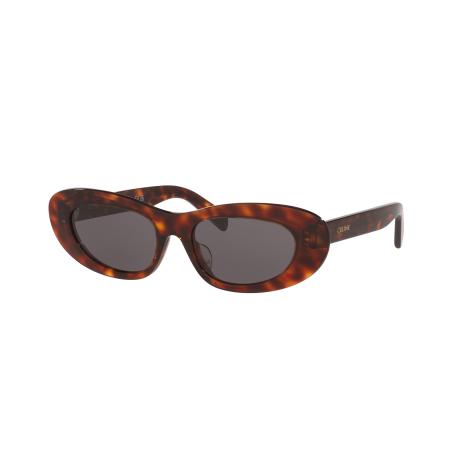 Celine Vrouwelijk Sunglass Celine 3 Dots CL40310U - Framekleur: Tortoise zwart, Lenskleur: Grijs