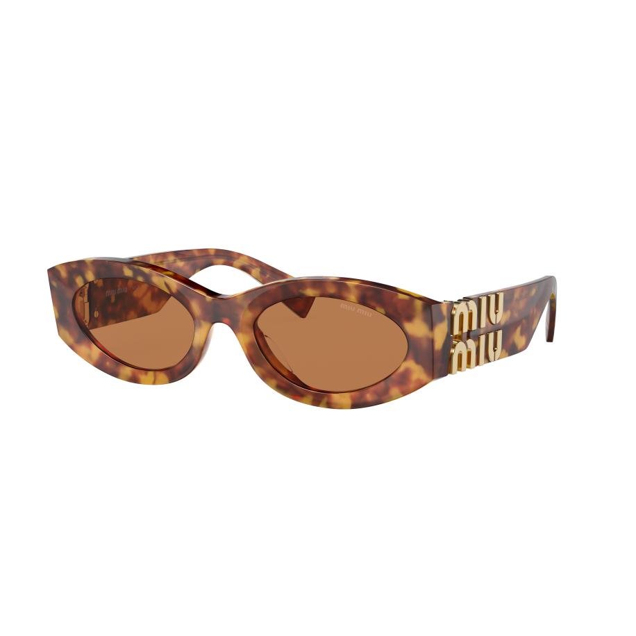Miu Miu Vrouwelijk Sunglass MU 11WS - Framekleur: Havana, Lenskleur: Bruin Bruin