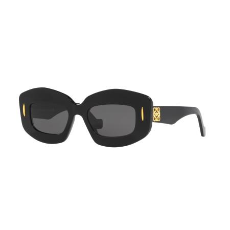 Loewe Vrouwelijk Sunglass Chunky Anagram LW40114I - Framekleur: Zwart, Lenskleur: Grijs