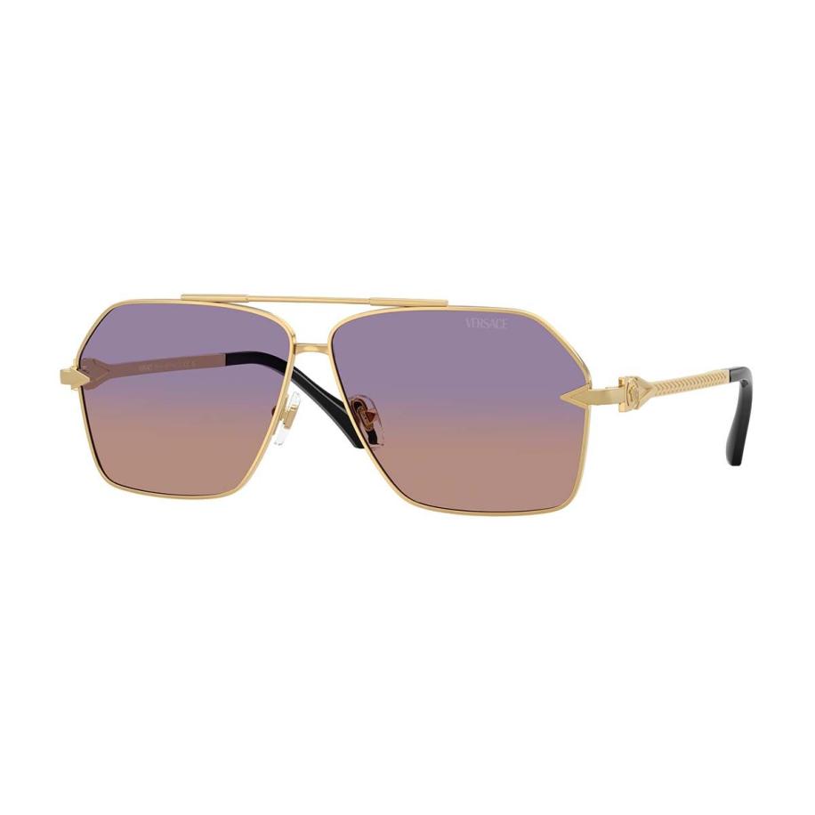 Versace VE2284 1002EL Goud Heren Zonnebril