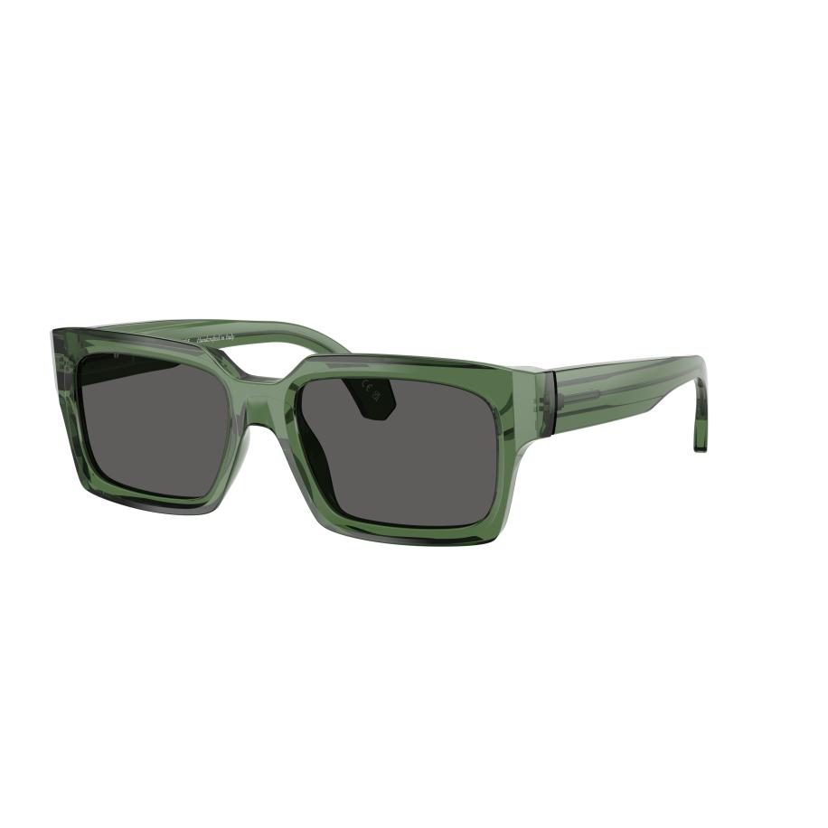Alain Mikli Unisex Sunglass A05522 - Framekleur: Transparant groen, Lenskleur: Donkergrijs Grijs