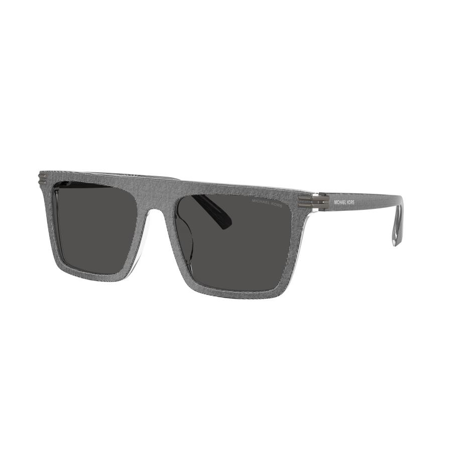Michael Kors Mannelijk Sunglass MK2249U Edgewater - Framekleur: Grijs denim, Lenskleur: Donkergrijs effen Grijs