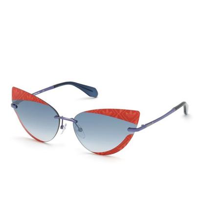 Adidas Originals OR0016 68C Rood Dames Zonnebril