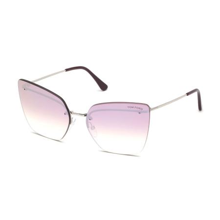 Tom Ford FT0682 CAMILLA-02 16Z Zilver Dames Zonnebril