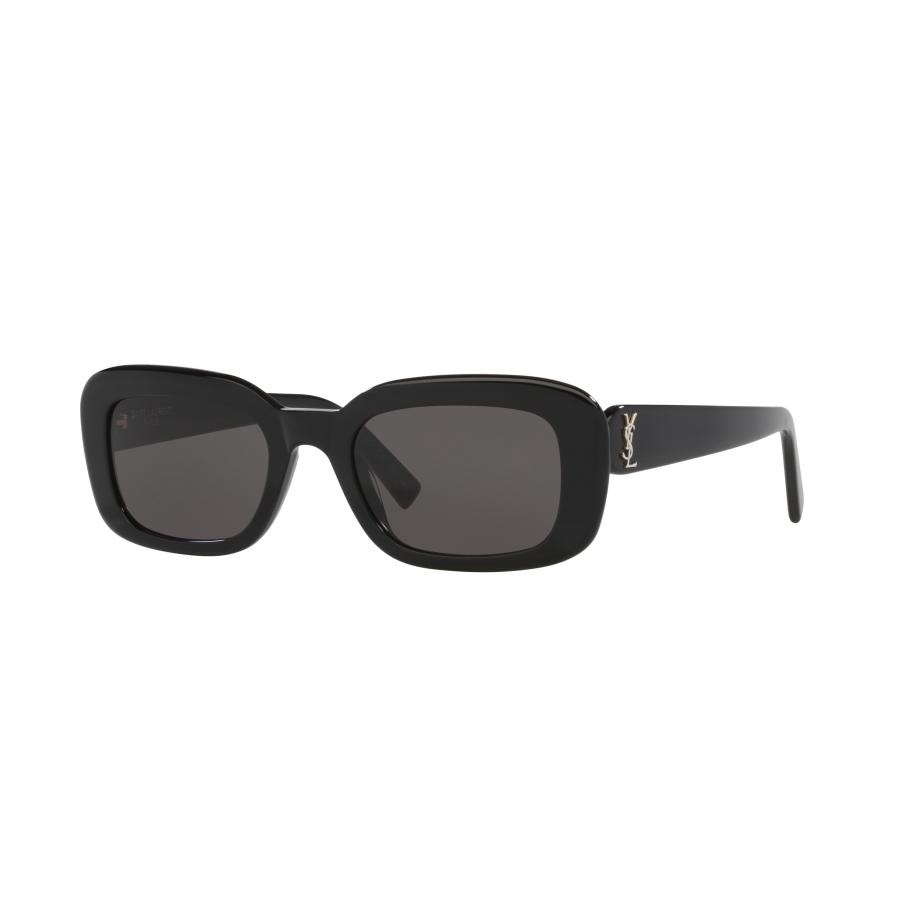 Saint Laurent Vrouwelijk Sunglass SL M130 - Framekleur: Zwart, Lenskleur: Zwart Zwart