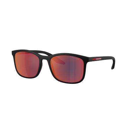 Prada Linea Rossa PS A08S 1BO08F Zwart Heren Zonnebril
