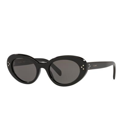 Celine Unisex Sunglass CL40193I - Framekleur: Zwart glanzend, Lenskleur: Grijs
