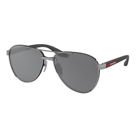 Prada Linea Rossa PS51YS 5AV07U Zilver Heren Zonnebril