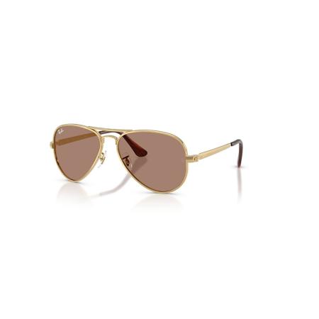 Ray-Ban Aviator Max Holiday Limited zonnebril Goud montuur Violet glazen 58-16