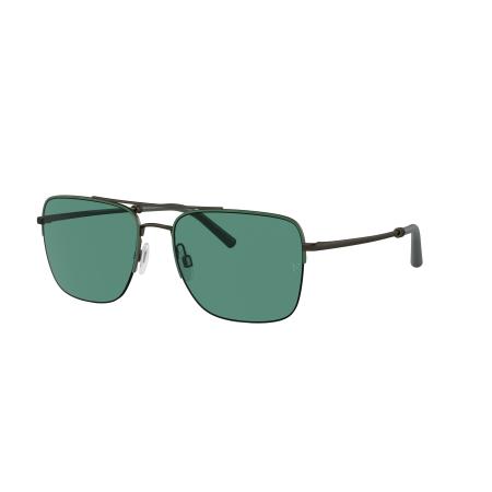 Oliver Peoples Mannelijk Sunglass OV1343S R-2 - Framekleur: Raaigras/tin, Lenskleur: Woud