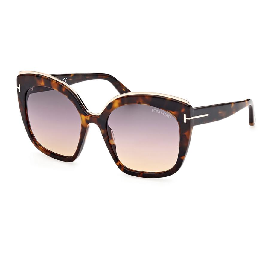 Tom Ford FT0944 CHANTALLE 55B Tortoiseshell Dames Zonnebril