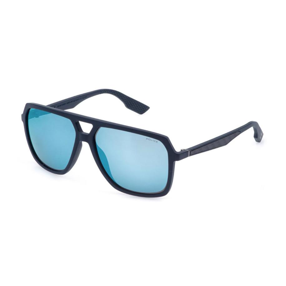 Police SPLR50M MERCEDES R22B Blauw Heren Zonnebril