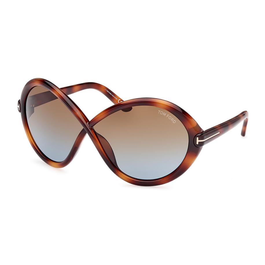 Tom Ford FT1070 JADA 53F Tortoiseshell Dames Zonnebril