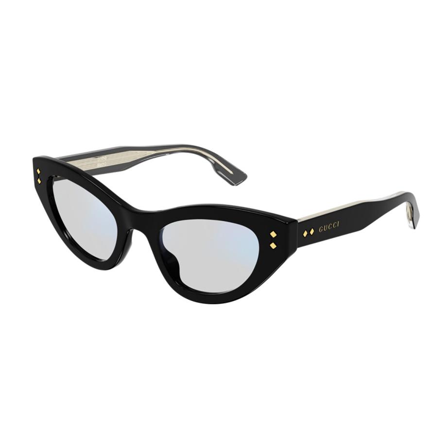 Gucci GG1083S 1 Blauw-Light Block Zwart Dames Zonnebril