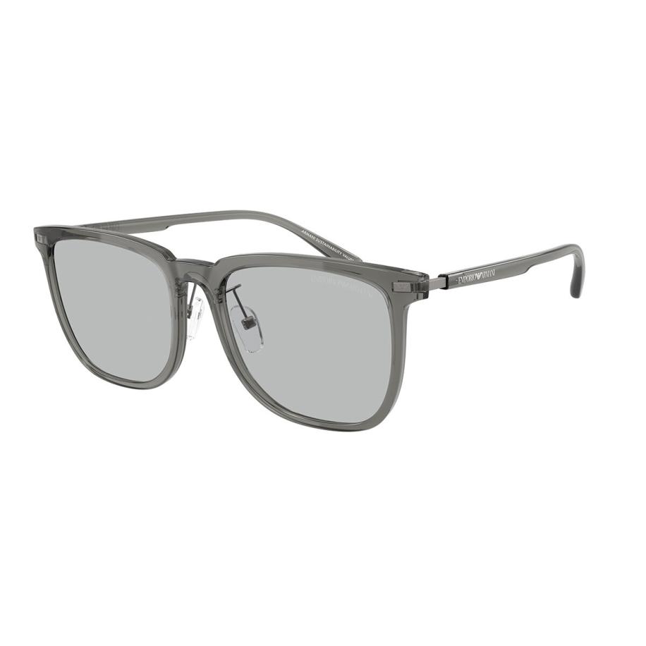 Emporio Armani EA4255D Aziatische pasvorm 502987 Grijs Heren Zonnebril