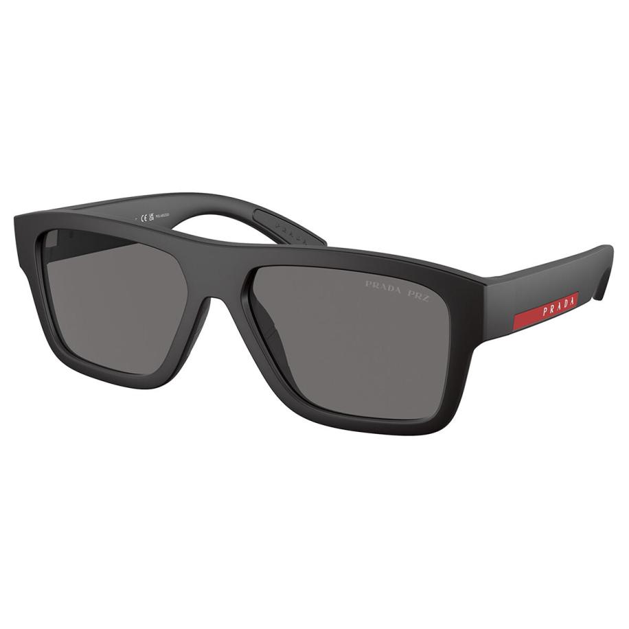 Prada Linea Rossa PS 4ZSF Aziatische pasvorm Polarized DG002G Zwart Heren Zonnebril