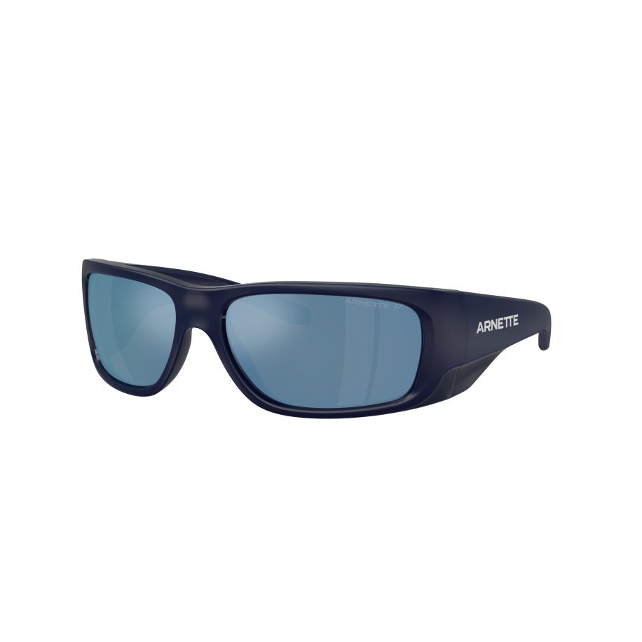 Arnette Mannelijk Sunglass AN4345 Flipside - Framekleur: Donkerblauw mat bovenkant/glanzend, Lenskleur: Donkergrijs gespiegeld water polar Multicolor