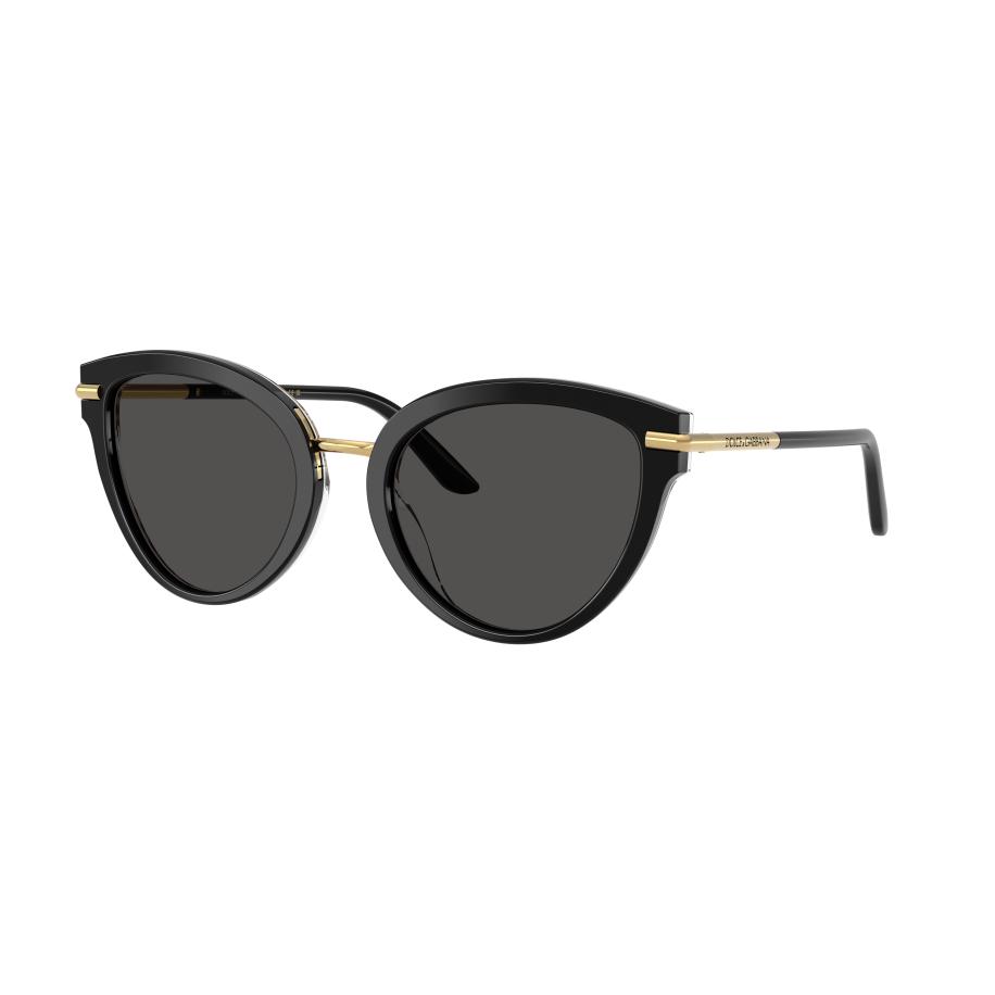 Dolce&Gabbana Vrouwelijk Sunglass DG4492 - Framekleur: Top zwart op luipaard, Lenskleur: Donkergrijs Grijs