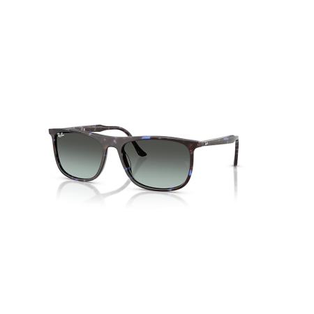 Ray-Ban Rb2216 zonnebril Havana Blauw Schildpad montuur Blauw glazen 58-18