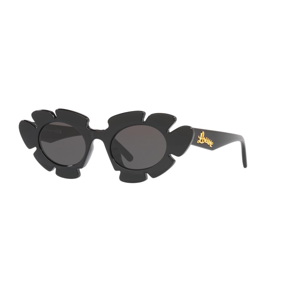 Loewe Unisex Sunglass LW40088U - Framekleur: Zwart glanzend, Lenskleur: Grijs Grijs