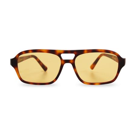 Messy Weekend BURT Tortoise Geel Tortoiseshell Heren Zonnebril