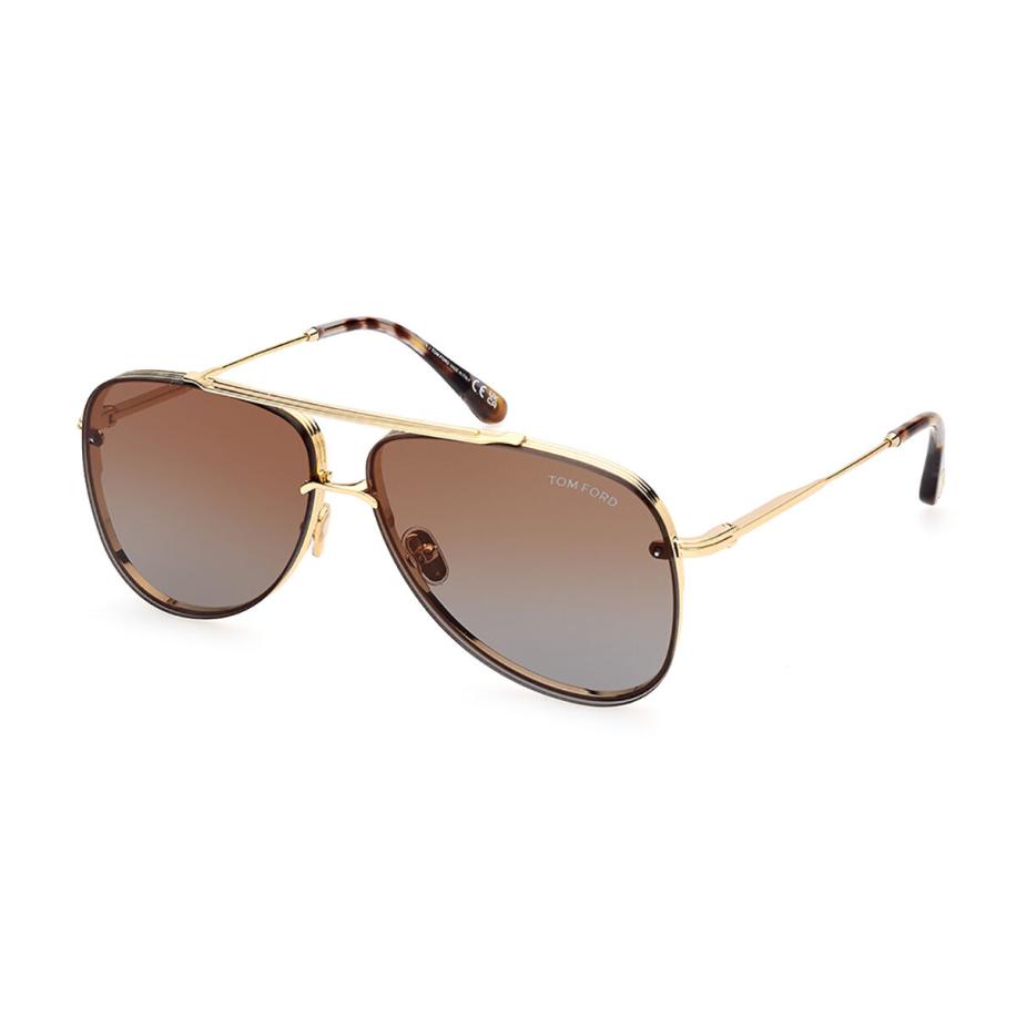 Tom Ford FT1071 LEON 30F Goud Heren Zonnebril