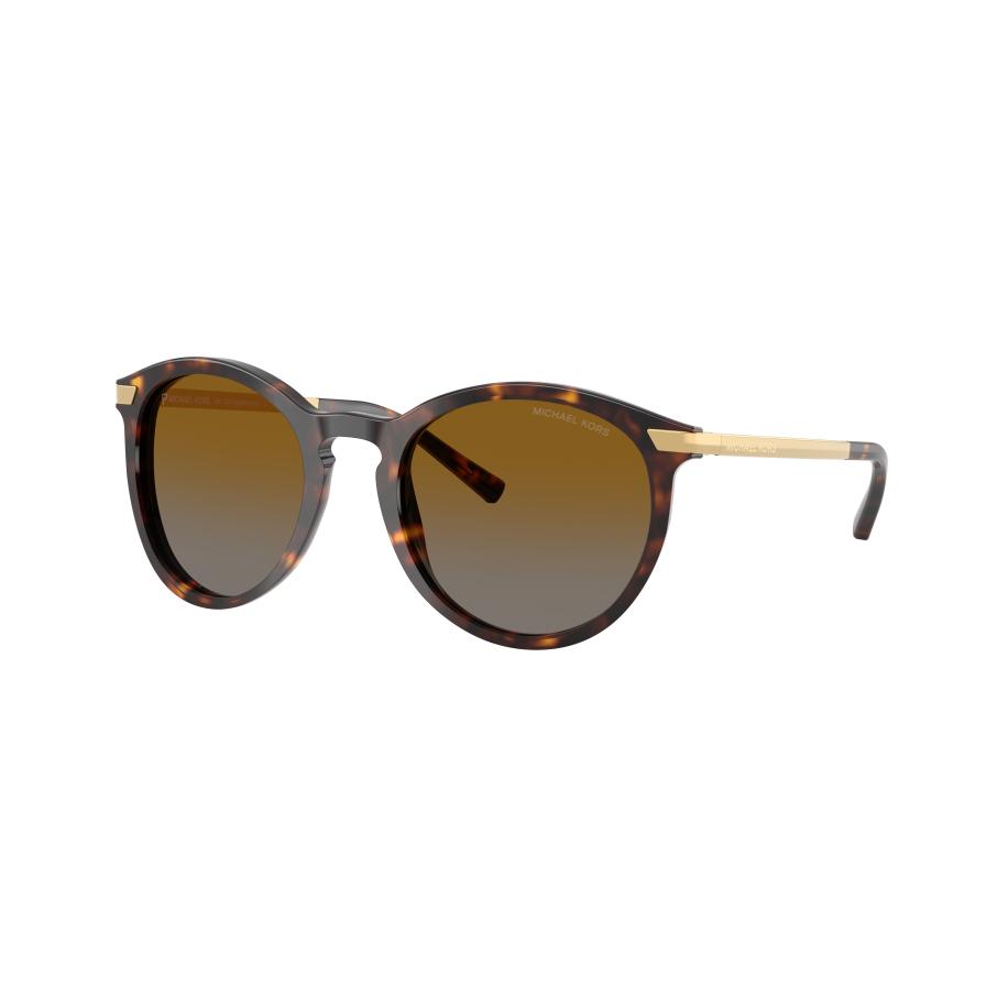 Michael Kors Vrouwelijk Sunglass MK2023 Adrianna III - Framekleur: Donker tortoise, Lenskleur: Bruin Gradiënt Polarized Bruin