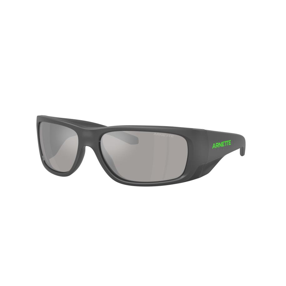 Arnette Mannelijk Sunglass AN4345 Flipside - Framekleur: Grijs mat bovenkant/glanzend, Lenskleur: Lichtgrijs gespiegeld zilver Multicolor