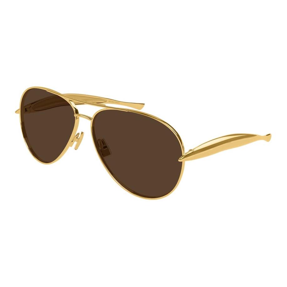 Bottega Veneta BV1305S 7 Goud Heren Zonnebril