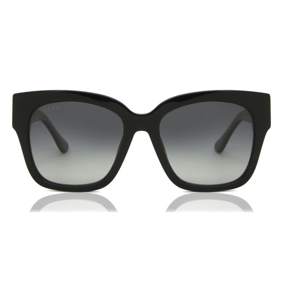 DIFF Bella II Polarized DTE01-0171-BCGGP Zwart Dames Zonnebril